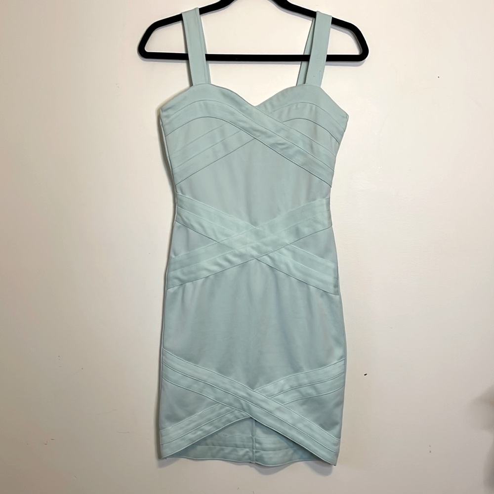 Body Sculpting mini dress in Mint by Divided  size 8